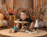 Cane Flower Basket
