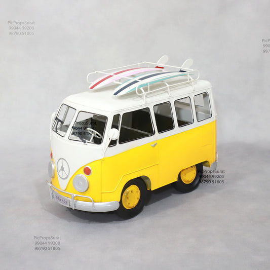Metal classic beach bus
