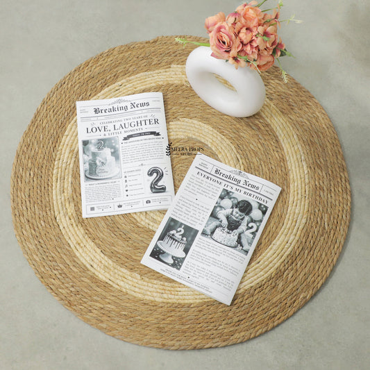 Second Birthday NewsPaper Dual-Side - Magazine