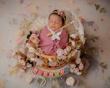 Cane Flower Basket