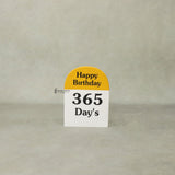 Birthday Milestone Sign Dual-Side