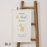 6 Month Hanging Banner