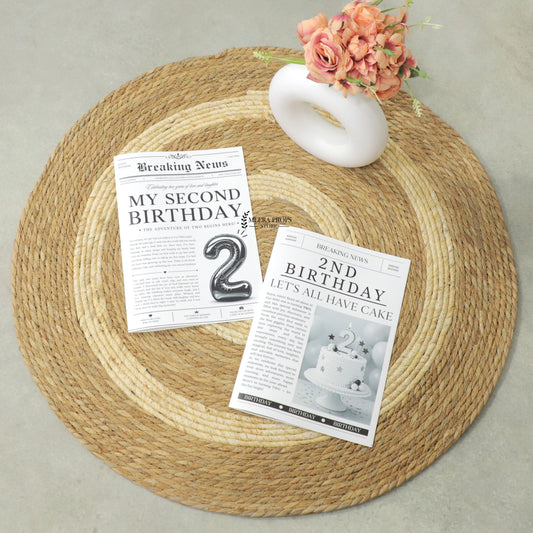 Second Birthday NewsPaper Dual-Side - Magazine