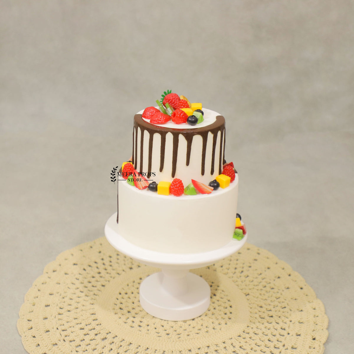 Two layer chocolate cake
