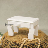 White Drawer Table Dual