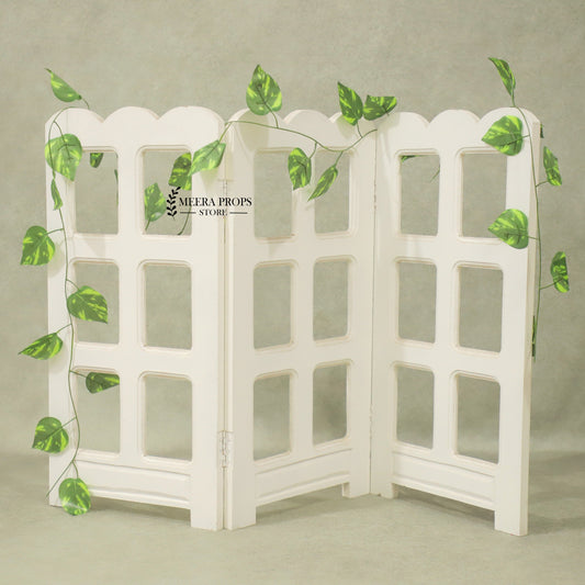 White Window Partition