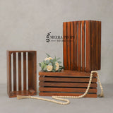 Rustic Wood Box Set